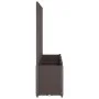 Planter with brown PP trellis 160x40x140 cm by , Pots and planters - Ref: Foro24-367875, Price: 192,57 €, Discount: %