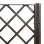 Planter with brown PP trellis 160x40x140 cm by , Pots and planters - Ref: Foro24-367875, Price: 192,57 €, Discount: %