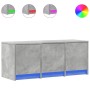 TV-Schrank aus grauem Beton-Ingenieurholz mit LED-Beleuchtung, 97x34x40 cm. von , TV-Möbel - Ref: Foro24-852239, Preis: 69,61...