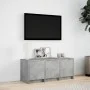 TV-Schrank aus grauem Beton-Ingenieurholz mit LED-Beleuchtung, 97x34x40 cm. von , TV-Möbel - Ref: Foro24-852239, Preis: 68,75...
