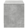 TV-Schrank aus grauem Beton-Ingenieurholz mit LED-Beleuchtung, 97x34x40 cm. von , TV-Möbel - Ref: Foro24-852239, Preis: 69,61...