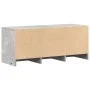 TV-Schrank aus grauem Beton-Ingenieurholz mit LED-Beleuchtung, 97x34x40 cm. von , TV-Möbel - Ref: Foro24-852239, Preis: 68,75...
