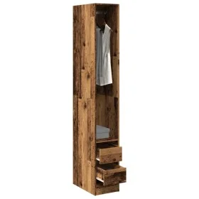 Armario de madera de ingeniería madera envejecida 30x50x200 cm by , Wardrobes - Ref: Foro24-3307745, Price: 129,91 €, Discoun...