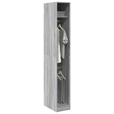 Ingenieurholzschrank in Sonoma-Grau 30x50x200 cm von , Kleiderschränke - Ref: Foro24-3307779, Preis: 95,46 €, Rabatt: %