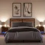 Wand-Nachttische mit LED-Lichtern, 2 Stück, in geräucherter Eiche. von , Nachttische - Ref: Foro24-852084, Preis: 49,37 €, Ra...