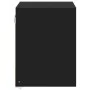 Mesitas de noche de pared con luces LED 2 unidades negro de , Mesitas de noche - Ref: Foro24-852078, Precio: 51,05 €, Descuen...