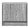 Wand-Nachttische mit LED-Lichtern, 2 Stück, in Grau Sonoma. von , Nachttische - Ref: Foro24-852086, Preis: 51,12 €, Rabatt: %