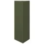 Jardinera triangular acero verde oliva 30x26x75 cm by , Pots and planters - Ref: Foro24-851149, Price: 62,64 €, Discount: %