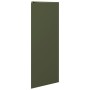 Jardinera triangular acero verde oliva 30x26x75 cm by , Pots and planters - Ref: Foro24-851149, Price: 56,93 €, Discount: %