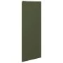 Jardinera triangular acero verde oliva 30x26x75 cm by , Pots and planters - Ref: Foro24-851149, Price: 62,64 €, Discount: %