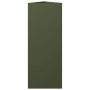 Jardinera triangular acero verde oliva 30x26x75 cm by , Pots and planters - Ref: Foro24-851149, Price: 56,93 €, Discount: %