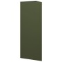 Jardinera triangular acero verde oliva 30x26x75 cm by , Pots and planters - Ref: Foro24-851149, Price: 56,93 €, Discount: %