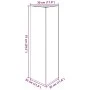 Jardinera triangular acero verde oliva 30x26x75 cm by , Pots and planters - Ref: Foro24-851149, Price: 62,64 €, Discount: %