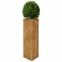 Jardineras triangulares 2 uds acero oxidado 30x26x75 cm by , Pots and planters - Ref: Foro24-851156, Price: 79,22 €, Discount: %