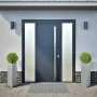Jardineras triangulares 2 uds acero galvanizado 30x26x75 cm by , Pots and planters - Ref: Foro24-851154, Price: 75,10 €, Disc...