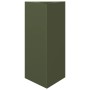 Jardinera triangular acero verde oliva 40x34,5x70 cm von , Töpfe und Pflanzgefäße - Ref: Foro24-851163, Preis: 64,54 €, Rabat...