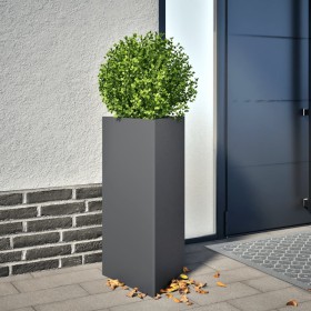 Jardinera triangular acero gris antracita 40x34,5x70 cm von , Töpfe und Pflanzgefäße - Ref: Foro24-851161, Preis: 67,09 €, Ra...