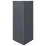 Jardinera triangular acero gris antracita 40x34,5x70 cm by , Pots and planters - Ref: Foro24-851161, Price: 72,16 €, Discount: %