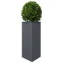 Jardinera triangular acero gris antracita 40x34,5x70 cm by , Pots and planters - Ref: Foro24-851161, Price: 72,16 €, Discount: %