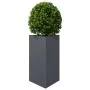 Jardinera triangular acero gris antracita 50x43x75 cm by , Pots and planters - Ref: Foro24-851175, Price: 86,13 €, Discount: %