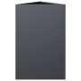 Jardinera triangular acero gris antracita 50x43x75 cm von , Töpfe und Pflanzgefäße - Ref: Foro24-851175, Preis: 78,08 €, Raba...