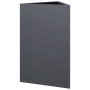 Jardinera triangular acero gris antracita 50x43x75 cm von , Töpfe und Pflanzgefäße - Ref: Foro24-851175, Preis: 78,08 €, Raba...