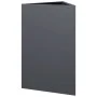 Jardinera triangular acero gris antracita 50x43x75 cm by , Pots and planters - Ref: Foro24-851175, Price: 86,13 €, Discount: %