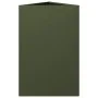 Jardinera triangular acero verde oliva 50x43x75 cm by , Pots and planters - Ref: Foro24-851177, Price: 84,55 €, Discount: %