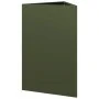 Jardinera triangular acero verde oliva 50x43x75 cm by , Pots and planters - Ref: Foro24-851177, Price: 84,55 €, Discount: %