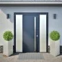 Jardineras triangulares 2 uds acero inoxidable 50x43x75 cm by , Pots and planters - Ref: Foro24-851180, Price: 190,58 €, Disc...