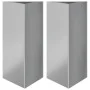 Jardineras triangulares 2 uds acero galvanizado 40x40x75 cm de , Maceteros y jardineras - Ref: Foro24-851168, Precio: 86,95 €...