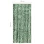 Green and white chenille mosquito net curtain 90x220 cm by vidaXL, Mosquito nets for windows - Ref: Foro24-325446, Price: 54,...