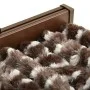 Brown and white chenille mosquito net curtain 56x185 cm by vidaXL, Mosquito nets for windows - Ref: Foro24-325451, Price: 36,...