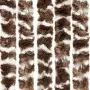 Brown and white chenille mosquito net curtain 56x185 cm by vidaXL, Mosquito nets for windows - Ref: Foro24-325451, Price: 36,...