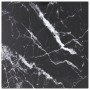 Table board with black tempered glass marble design, 40x40 cm, 6 mm. by , Table tops - Ref: Foro24-322269, Price: 28,00 €, Di...
