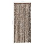 Brown and white chenille mosquito net curtain 56x185 cm by vidaXL, Mosquito nets for windows - Ref: Foro24-325451, Price: 33,...
