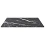 Table board with black tempered glass marble design, 40x40 cm, 6 mm. by , Table tops - Ref: Foro24-322269, Price: 22,81 €, Di...