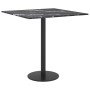 Table board with black tempered glass marble design, 40x40 cm, 6 mm. by , Table tops - Ref: Foro24-322269, Price: 28,00 €, Di...