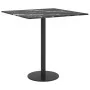 Table board with black tempered glass marble design, 40x40 cm, 6 mm. by , Table tops - Ref: Foro24-322269, Price: 22,81 €, Di...