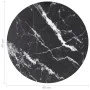 Black tempered glass marble design tabletop Ø40x0.8 cm by , Table tops - Ref: Foro24-322262, Price: 18,66 €, Discount: %