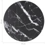 Schwarzer Tisch mit Marmor-Design und gehärtetem Glas Ø40x0,8 cm. von , Tischplatten - Ref: Foro24-322262, Preis: 18,97 €, Ra...