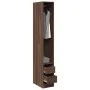Armario madera de ingeniería color roble marrón 30x50x200 cm de , Armarios roperos - Ref: Foro24-3307744, Precio: 123,41 €, D...