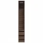Engineered wood wardrobe in brown oak color, 30x50x200 cm. by , Wardrobes - Ref: Foro24-3307744, Price: 123,46 €, Discount: %