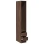 Engineered wood wardrobe in brown oak color, 30x50x200 cm. by , Wardrobes - Ref: Foro24-3307744, Price: 123,46 €, Discount: %