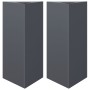 2 anthracite gray steel planters 40x34.5x70 cm by , Pots and planters - Ref: Foro24-851162, Price: 97,67 €, Discount: %