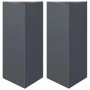 Jardineras 2 uds acero gris antracita 40x34,5x70 cm de , Maceteros y jardineras - Ref: Foro24-851162, Precio: 95,78 €, Descue...