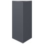 2 anthracite gray steel planters 40x34.5x70 cm by , Pots and planters - Ref: Foro24-851162, Price: 97,67 €, Discount: %