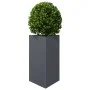 2 anthracite gray steel planters 50x43x75 cm by , Pots and planters - Ref: Foro24-851176, Price: 103,88 €, Discount: %