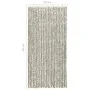 Hell- und dunkelgrauer Chenille-Moskitonetzvorhang 100x220 cm von vidaXL, Moskitonetze für Fenster - Ref: Foro24-325456, Prei...