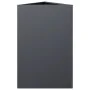 2 anthracite gray steel planters 50x43x75 cm by , Pots and planters - Ref: Foro24-851176, Price: 103,88 €, Discount: %